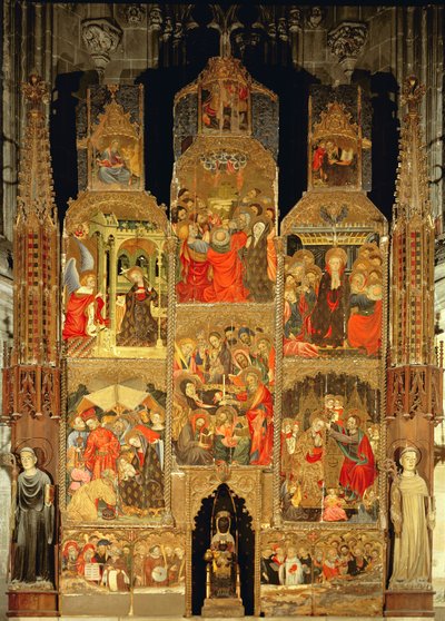 Retablo de la Virgen de Lluís Borrassà